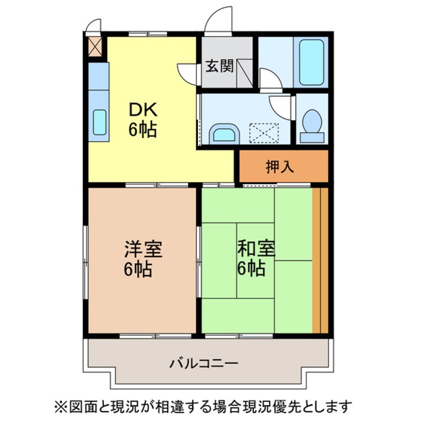 間取図 東海道本線/掛川駅 車移動　7分1.8km 2階 築28年