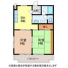 東海道本線/掛川駅 車移動 2階 築29年 2DKの間取り
