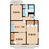 アドラシオン 3DKの間取り