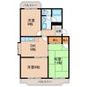 東海道本線/掛川駅 徒歩17分 3階 築27年 3DKの間取り