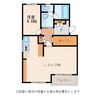 ハイツテクトピア掛川Ⅱ 1LDKの間取り