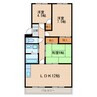 マンション花水木 3LDKの間取り