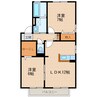 ウィル・ノーブルＡ 2LDKの間取り