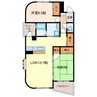 ｈｏｍｅｓすばる 2LDKの間取り