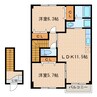 マウルール 2LDKの間取り