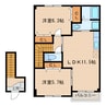 マウルール 2LDKの間取り