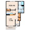 クラール 1LDKの間取り