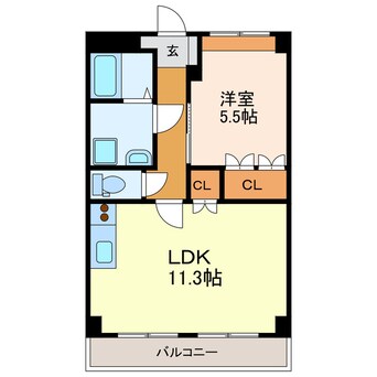 間取図 ルナ・エスペランサⅠ