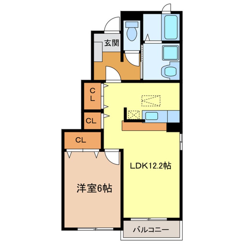 間取図 東海道本線/掛川駅 バス6分葛川下車:停歩5分 1階 築17年