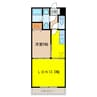 ＳｕｎＲｉｓｅ六番館 1LDKの間取り