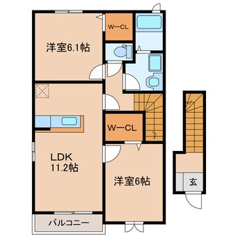 間取図 ＬＯＶＥＬＹ