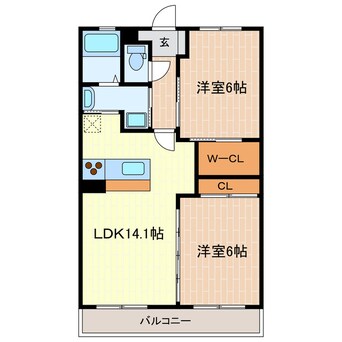 間取図 天竜浜名湖鉄道<天浜線>/西掛川駅 徒歩9分 1階 築13年