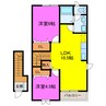 シュトラーセＢ 2LDKの間取り