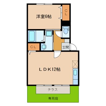 間取図 東海道本線/掛川駅 車移動　9分3.7km 1階 築26年