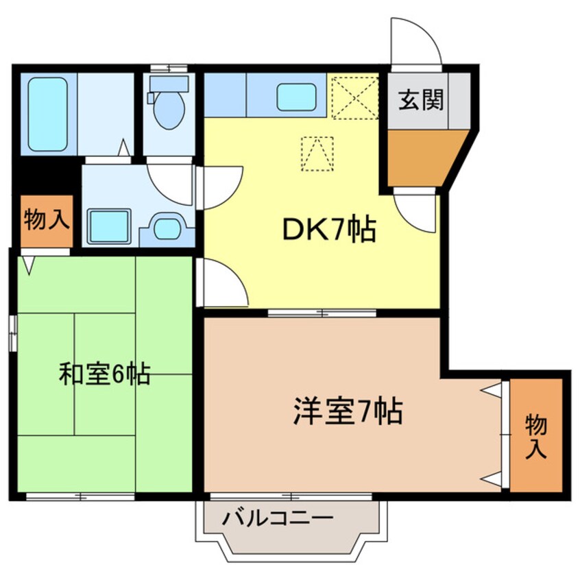 間取図 東海道本線/掛川駅 車移動　11分4.4km 1階 築23年