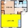 ブリーズ柳 1LDKの間取り