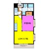 フォーシーズン 1LDKの間取り