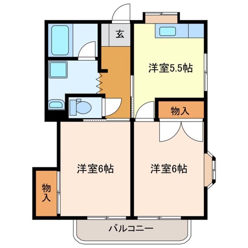 間取図 メゾンK　V