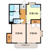 メゾンK　V 2Kの間取り