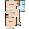 東海道本線/掛川駅 徒歩19分 1階 築28年 2DKの間取り