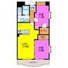 クオーリ 2LDKの間取り