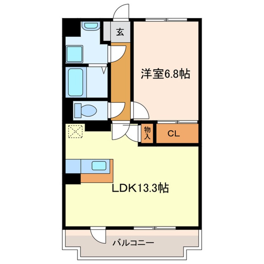 間取図 東海道本線/掛川駅 車移動　8分2.2km 1階 築16年