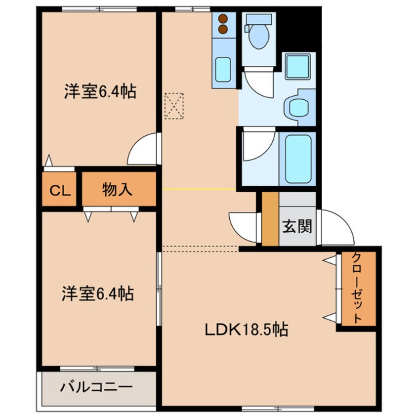 間取図 アヴェニュー大門