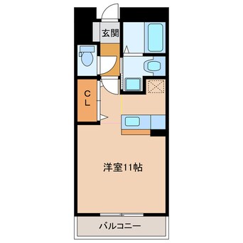 間取図 東海道本線/掛川駅 徒歩9分 2階 築17年