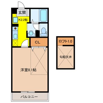 間取図 モナリエＡｉｎｏ