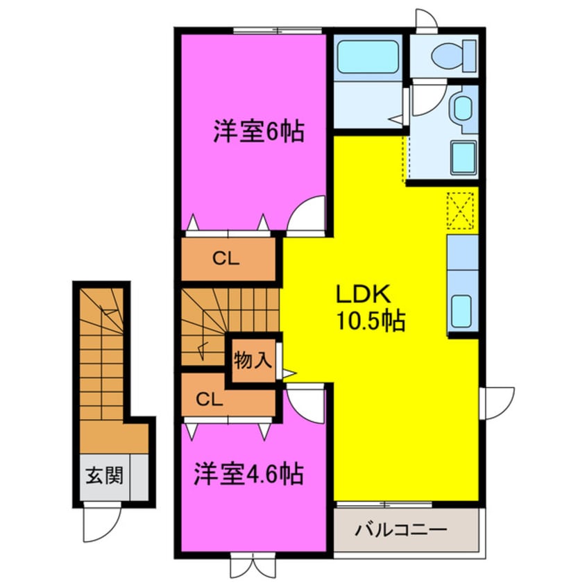 間取図 ルミノース