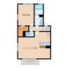 ツイトローネＢ 1LDKの間取り