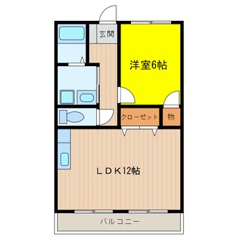 間取図 天竜浜名湖鉄道<天浜線>/西掛川駅 徒歩12分 2階 築23年