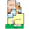 プリーマ 1LDKの間取り