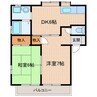 東海道本線/掛川駅 バス:8分:停歩8分 2階 築29年 2DKの間取り
