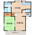 プレジール宮脇Ｃの間取図