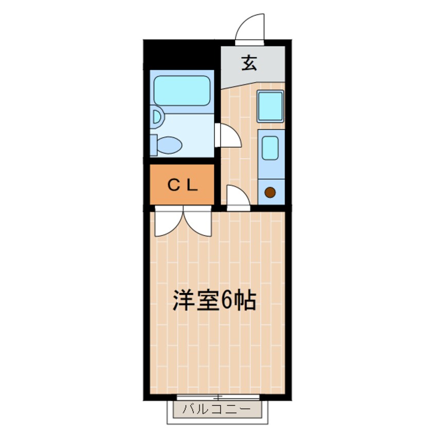 間取図 東海道本線/掛川駅 徒歩23分 2階 築30年