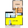 ツイトローネ３番館 1LDKの間取り