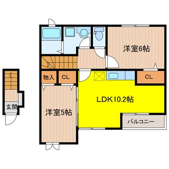 間取図 ベルウッド東門
