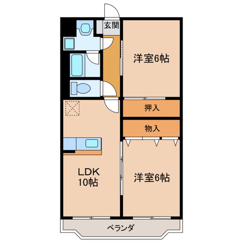 間取図 フリーデン