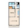 マンション花水木 1LDKの間取り