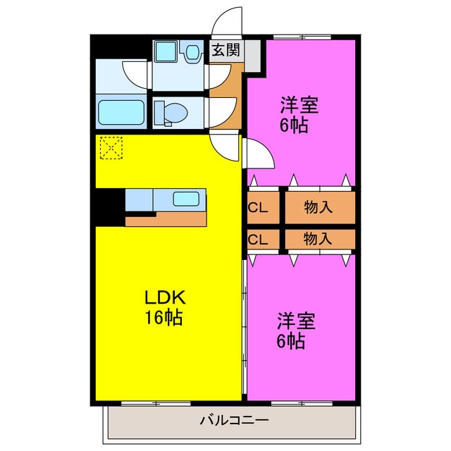間取り図 中央ブレインマンション