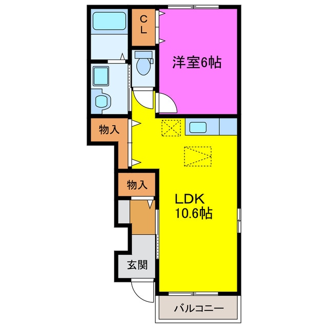 間取り図 フルールＡ