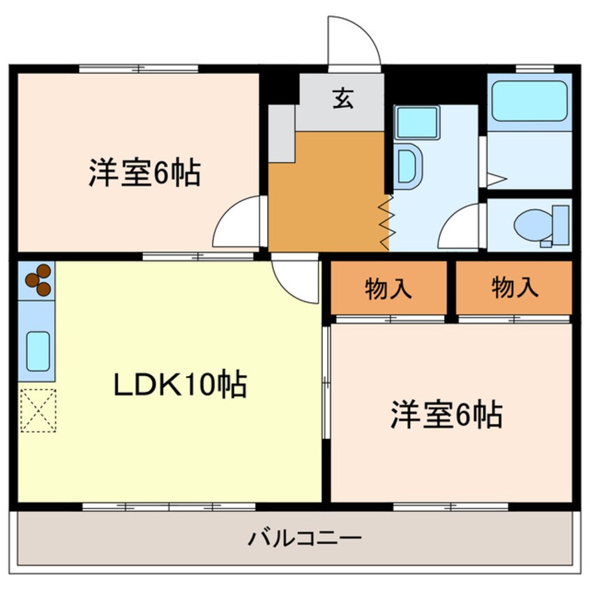 間取図 マーブルパレスⅡ