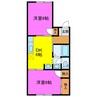 東海道本線/菊川駅 徒歩14分 1階 築27年 2DKの間取り