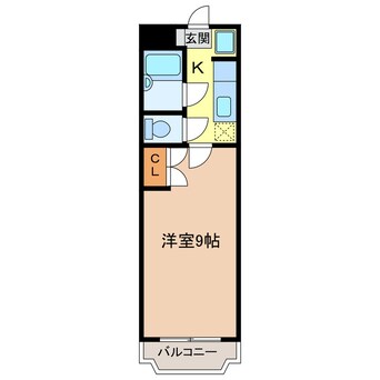 間取図 東海道本線/菊川駅 バス6分東名菊川下車:停歩3分 4階 築26年