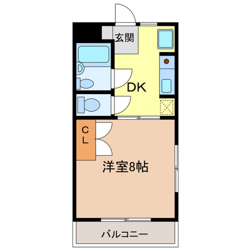 間取図 東海道本線/菊川駅 徒歩13分 1階 築27年