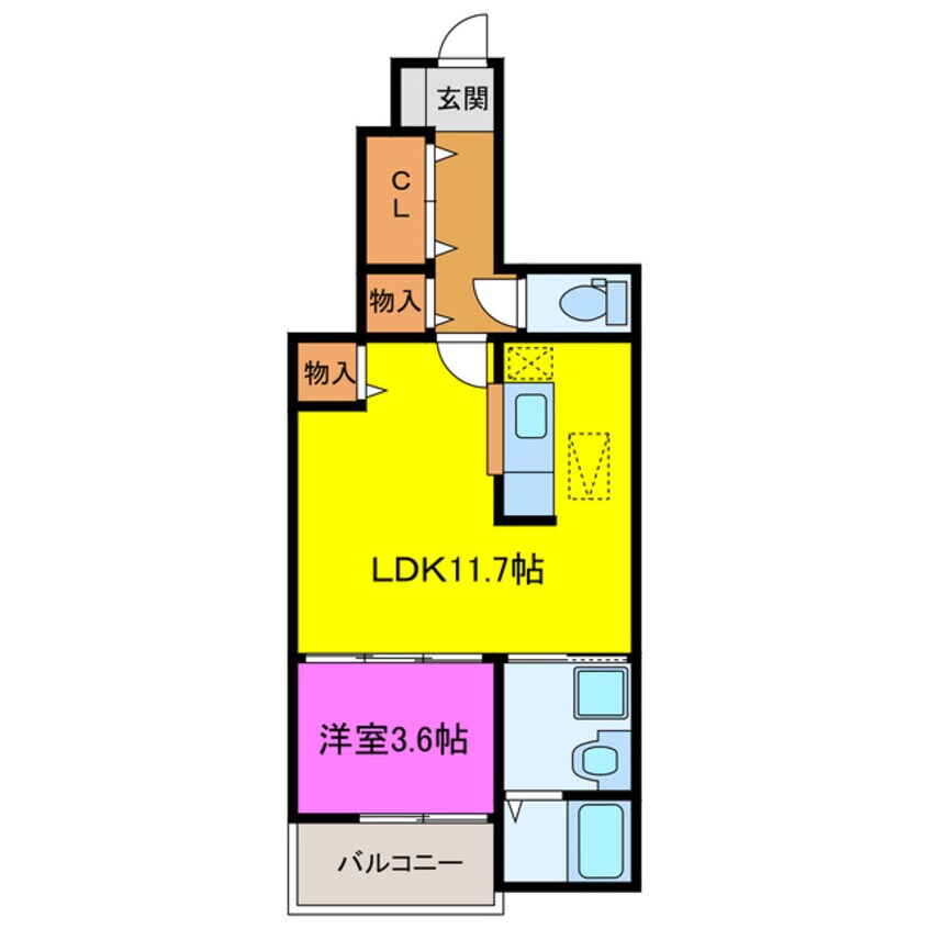間取図 サニー・ダン