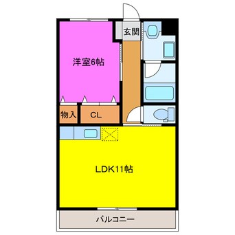 間取図 天竜浜名湖鉄道<天浜線>/西掛川駅 徒歩15分 4階 築18年