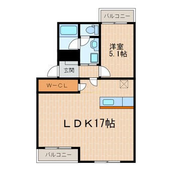 間取図 東海道本線/掛川駅 車移動　9分2.5km 2階 築38年