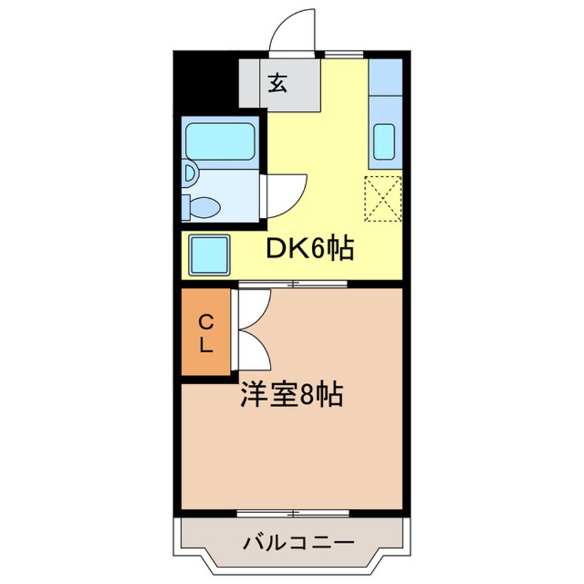 間取図 東海道本線/菊川駅 徒歩13分 2階 築33年